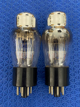 Load image into Gallery viewer, Matched Pair Philco 6H6 6H6G Vacuum Tubes Shoulder ST-Shape Engraved / Stamped Base
