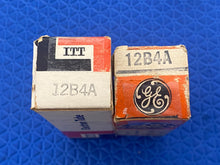 Load image into Gallery viewer, Matched Pair General Electric GE 12B4 12B4A Vacuum Tubes Valves NOS NIB
