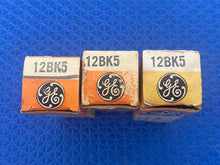 Load image into Gallery viewer, 3 General Electric GE 12BK5 Vacuum Tubes NOS NIB Lot Of Three
