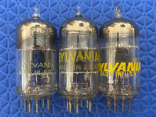 Load image into Gallery viewer, 3 Sylvania 12AZ7 12AZ7A Vacuum Tubes Valves NOS NIB Lot Of Three
