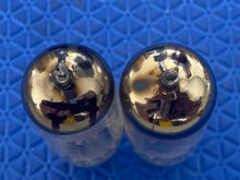 Load image into Gallery viewer, Matched Pair General Electric GE 6FQ7 / 6CG7 Vacuum Tubes Valves NOS NIB Copper Support Rods Top Filaments
