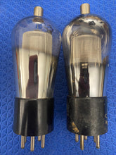 Load image into Gallery viewer, Matched Pair Philco 24 Vacuum Tubes Valves Globe Balloon Mesh Plate
