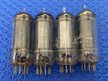 Load image into Gallery viewer, 4 General Electric GE 6CL6 Vacuum Tubes Black Plate Lot Of Four
