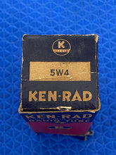 Load image into Gallery viewer, Ken-Rad 5W4 Vacuum Tube Valve NOS NIB
