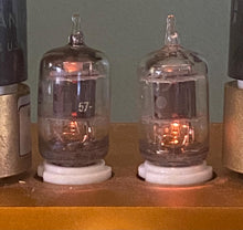 Load image into Gallery viewer, Matched Pair General Electric GE 6AK5 6J1 6J2 Vacuum Tubes
