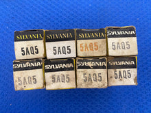 Load image into Gallery viewer, 8 Sylvania 5AQ5 Vacuum Tubes Valves NOS NIB Lot Of Eight
