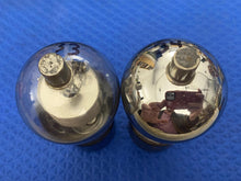 Load image into Gallery viewer, Matched Pair Philco 24 Vacuum Tubes Valves Globe Balloon Mesh Plate
