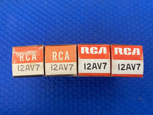 Load image into Gallery viewer, 4 RCA 12AV7 Vacuum Tubes Valves NOS NIB Lot Of Four
