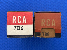 Load image into Gallery viewer, 2 RCA 7B6 Vacuum Tubes Valves NOS NIB Lot Of Two
