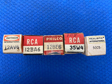 Load image into Gallery viewer, All-American Five 5 Seven Pin Vacuum Tube Replacement Set NOS NIB
