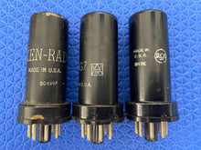 Load image into Gallery viewer, 3 US-Made 6AG7 VT-247 Vacuum Tubes Milspec Lot Of Three
