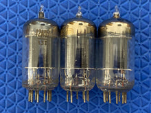 Load image into Gallery viewer, 3 Lansdale 12AU7 / ECC82 Vacuum Tubes 17MM Black Plates Copper Support Rods Early Production Lot Of Three
