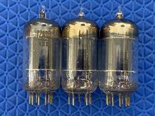 Load image into Gallery viewer, 3 Lansdale 12AU7 / ECC82 Vacuum Tubes 17MM Black Plates Copper Support Rods Early Production Lot Of Three

