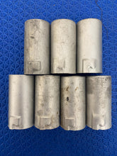 Load image into Gallery viewer, 7 Twist-Lock J-Slot Spring-Loaded #139 Tube Shields For 12AX7-Size Vacuum Tubes Lot Of Seven

