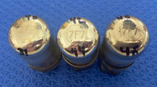 Load image into Gallery viewer, 3 US-Made 7F7 Vacuum Tubes Lot Of Three
