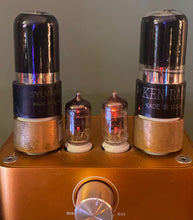 Load image into Gallery viewer, Matched Pair Raytheon 6AK5 6J1 6J2 Black Plate Vacuum Tubes
