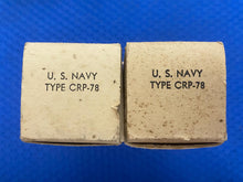 Load image into Gallery viewer, 2 Raytheon CRP-78 Number / Type 78 #78 Vacuum Tubes Milspec NOS NIB Lot Of Two
