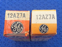 Load image into Gallery viewer, 2 General Electric GE 12AZ7 12AZ7A Vacuum Tubes NOS NIB Lot Of Two
