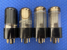 Load image into Gallery viewer, 4 General Electric GE 25L6 25L6GT 25W6 25W6GT Vacuum Tubes NOS NIB Lot Of Four
