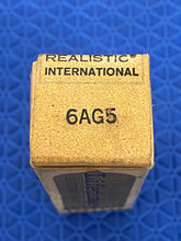 Load image into Gallery viewer, Radio Shack Realistic 6AG5 Gold Pin Vacuum Tube NOS NIB
