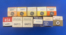 Load image into Gallery viewer, 11 US-Made 6AR11 Vacuum Tubes NOS NIB Lot Of Eleven
