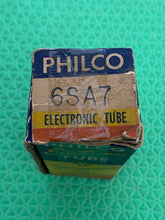 Load image into Gallery viewer, Philco 6SA7 Vacuum Tube NOS NIB
