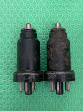 Load image into Gallery viewer, Matched Pair RCA-Cunningham 6K7 Vacuum Tubes Engraved Bottles NOS-Testing
