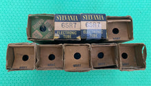 Load image into Gallery viewer, 9 Sylvania 6SR7 Vacuum Tubes Valves NOS NIB Lot Of Nine

