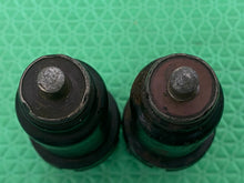 Load image into Gallery viewer, Matched Pair RCA 6K7 Vacuum Tubes Engraved Bottles
