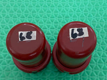 Load image into Gallery viewer, Matched Pair Ken-Rad Number / Type 41 #41 Vacuum Tubes Valves Black And Silver Bottle
