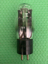 Load image into Gallery viewer, RCA Cunningham Radiotron Number Type 80 Vacuum Tube Rectifier Black Plates Engraved Base Shoulder ST Shape Hanging Filaments
