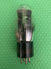 Load image into Gallery viewer, RCA Radiotron Number Type 80 Vacuum Tube Rectifier Black Plates Shoulder ST Shape Hanging Filaments
