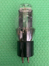 Load image into Gallery viewer, RCA Cunningham Radiotron Number Type 80 Vacuum Tube Rectifier Black Plates Engraved Base Shoulder ST Shape Hanging Filaments
