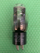 Load image into Gallery viewer, Sylvania Number / Type 80 JANCHS80 VT90 Milspec Vacuum Tube Rectifier Black Plates Shoulder ST Shape

