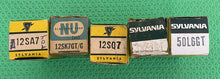 Load image into Gallery viewer, All-American Five Octal Vacuum Tube Replacement Set NOS NIB

