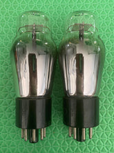 Load image into Gallery viewer, Matched Pair Sylvania 6J5 6J5G Vacuum Tubes Coke Bottle / Shoulder ST-Shape
