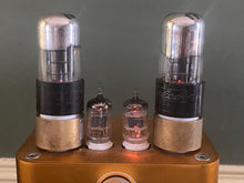 Load image into Gallery viewer, Matched Pair Sylvania 6K6 6K6GT Vacuum Tubes Silver Tops
