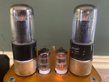 Load image into Gallery viewer, Matched Pair General Electric GE 6K6 6K6GT Black Plate Vacuum Tubes
