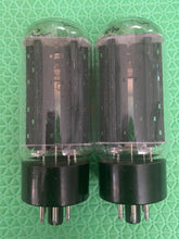 Load image into Gallery viewer, Matched Pair RCA 5U4 5U4GB Vacuum Tubes Rectifier Black Plate
