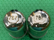 Load image into Gallery viewer, Matched Pair Sylvania 7B7 Vacuum Tubes
