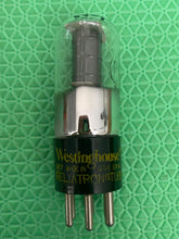 Load image into Gallery viewer, Westinghouse Number / Type 41 #41 Vacuum Tube Black Plate Clear Straight Bottle NOS-Testing
