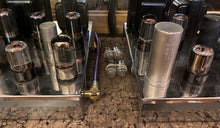 Load image into Gallery viewer, Matched Pair General Electric GE 6SN7 6SN7GTA Vacuum Tubes Copper Support Rods NOS-Testing
