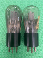 Load image into Gallery viewer, Matched Pair Majestic Number / Type 27 G-27 Vacuum Tubes Mesh Plates Globe / Balloon Bottles
