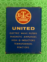 Load image into Gallery viewer, United Transformer Company DOT-45 1K To 1.25K Interstage Center-Tapped Transformer NOS NIB
