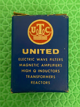 Load image into Gallery viewer, 3 United Transformer Company DOT-40 40K To 50K Interstage Center-Tapped Transformers NOS NIB Box Of Three
