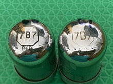 Load image into Gallery viewer, Matched Pair Sylvania 7B7 Vacuum Tubes
