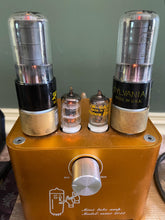 Load image into Gallery viewer, Matched Pair Sylvania 6F6 6F6GT Vacuum Tubes Clear Bottles NOS-Testing

