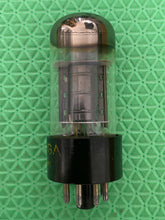 Load image into Gallery viewer, Sylvania 6K6 6K6GT Vacuum Tube Black Plate Chrome Dome / Silver Top NOS-Testing

