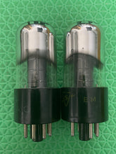 Load image into Gallery viewer, Matched Pair Sylvania 6K6 6K6GT Vacuum Tubes Silver Tops NOS-Testing
