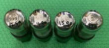 Load image into Gallery viewer, 4 Sylvania 6K6 6K6GT Chrome Dome / Silver Top Vacuum Tubes Lot Of Four
